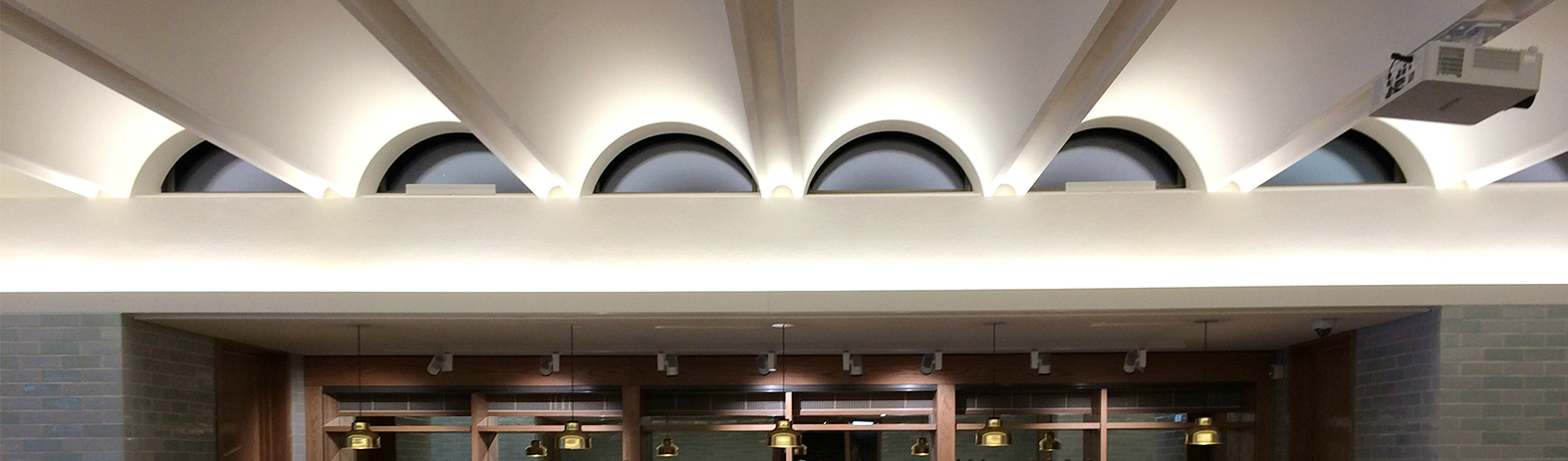 bespoke fluted ceiling